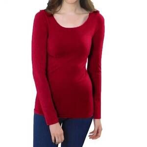 NEW ELIETIAN long sleeve shirt in red
